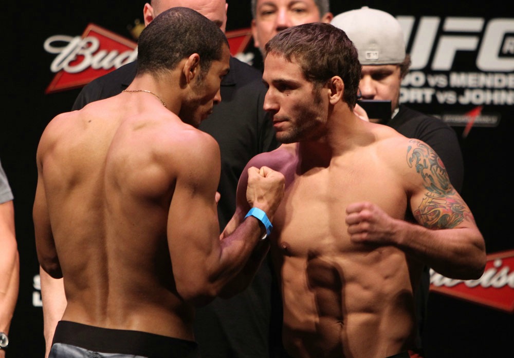 ... UFC featherweight champion Jose Aldo and No. 1 contender Chad Mendes