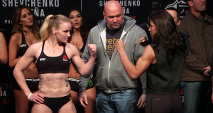 Shevchenko-Pena staredown