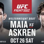 UFC Singapore, UFC Singapore Odds, UFC on ESPN+20, UFC on ESPN+ 20 Odds, Ben Askren, Demian Maia, Ben Askren vs. Demian Maia