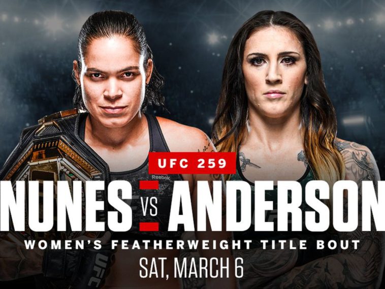 UFC 259 Fight Breakdown: Amanda Nunes vs. Megan Anderson - MMAOddsBreaker