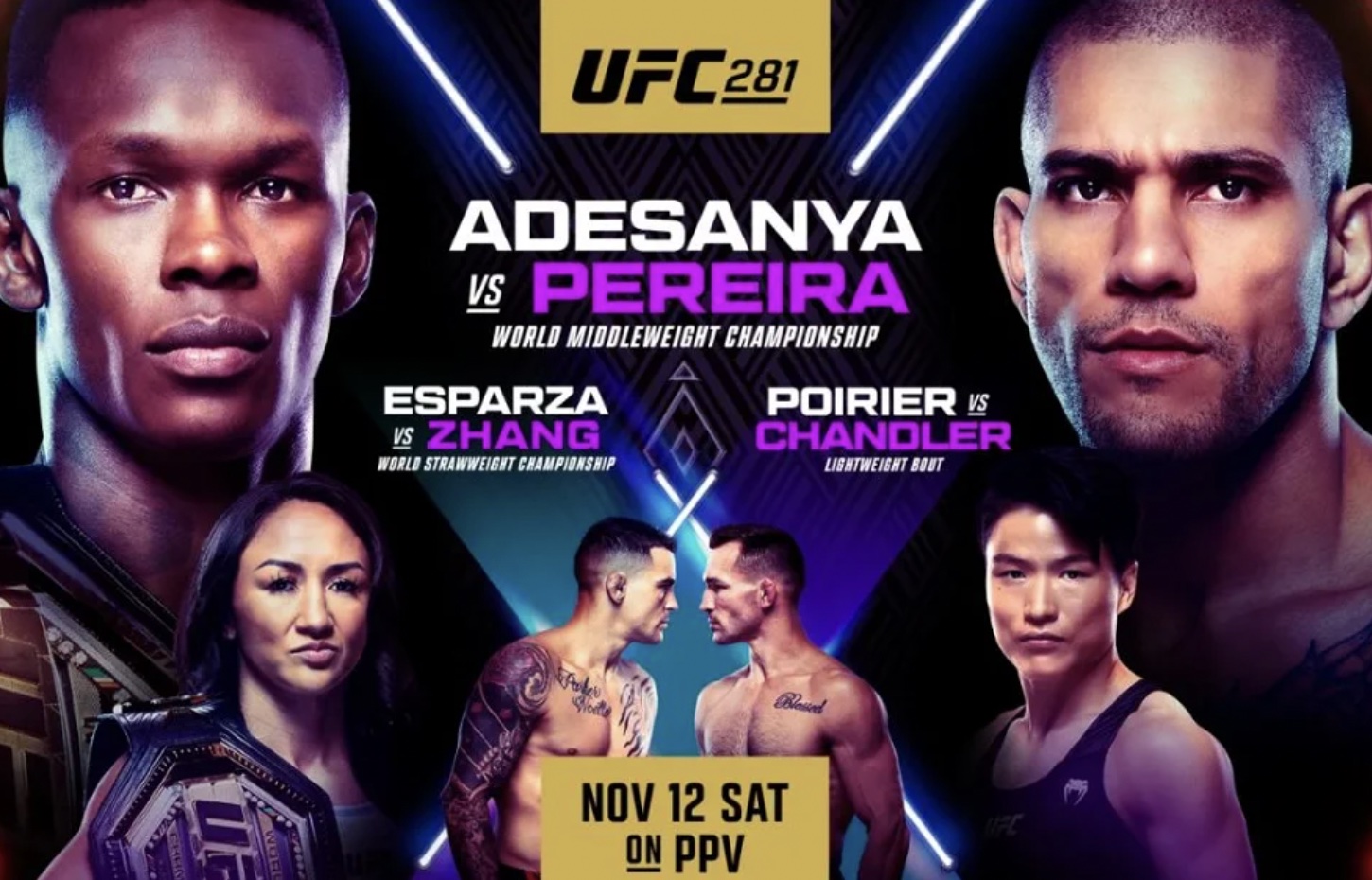 Opening Odds for UFC 281 Adesanya vs